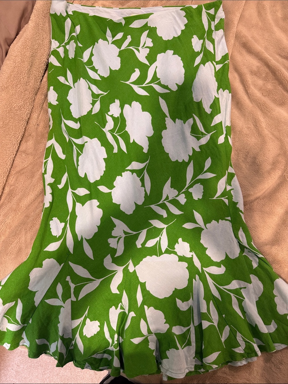 Kate Spade Green and Blue Floral Skirt